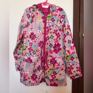 Vibrant Floral Utility Jacket